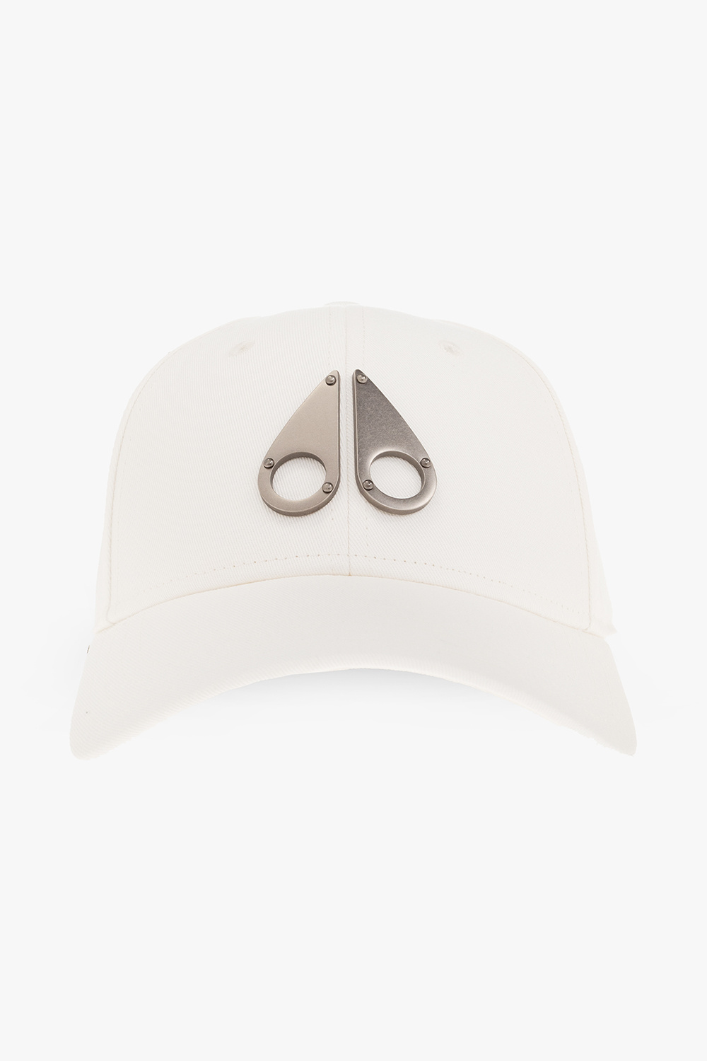 White Baseball cap with logo Moose Knuckles